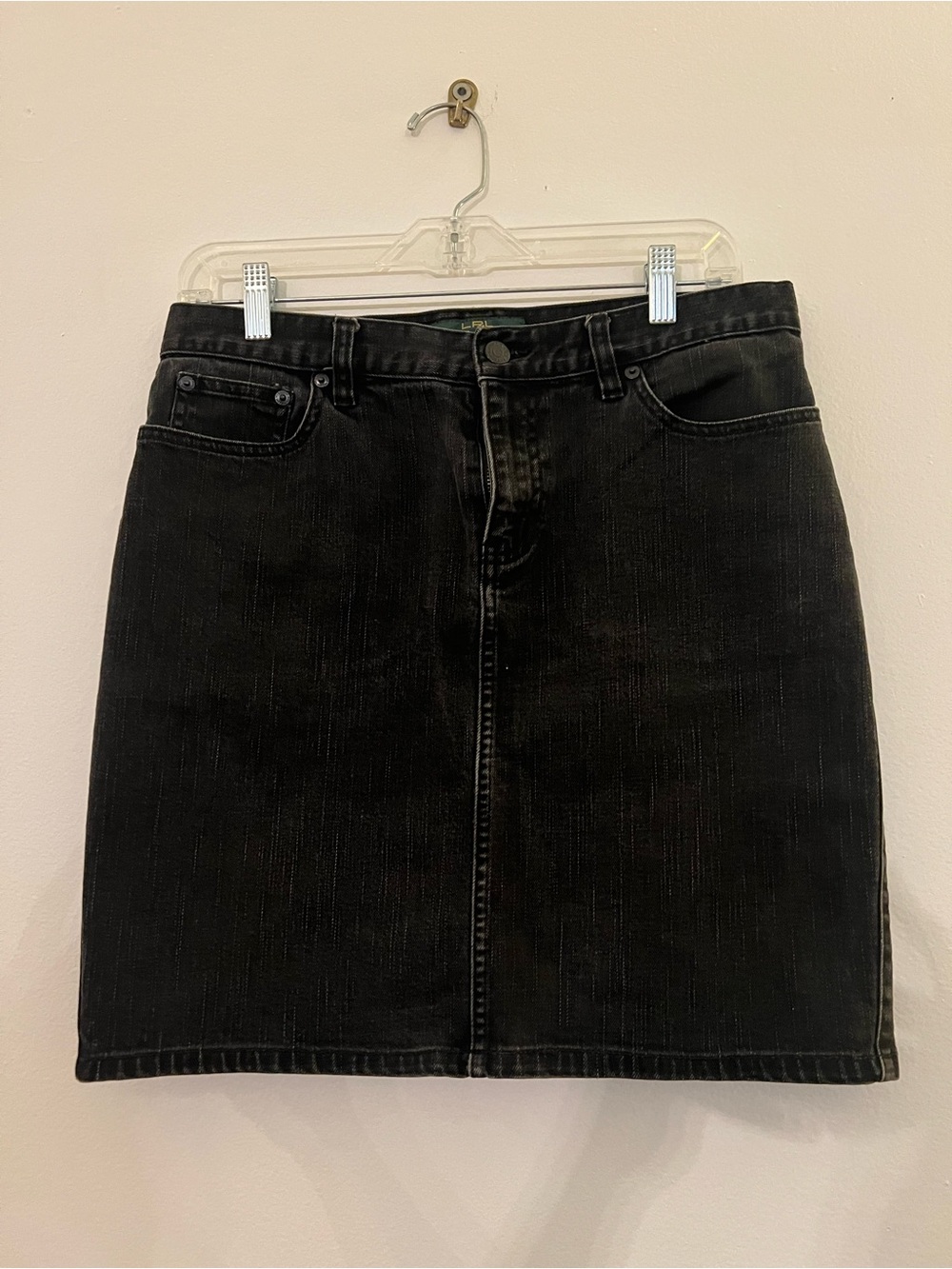 Ralph Lauren classic Black Denim Skirt